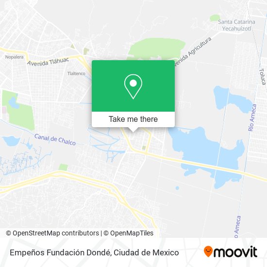 Empeños Fundación Dondé map