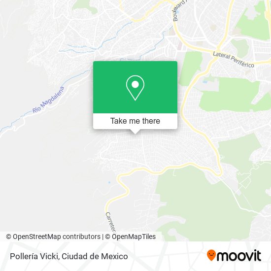 Mapa de Pollería Vicki