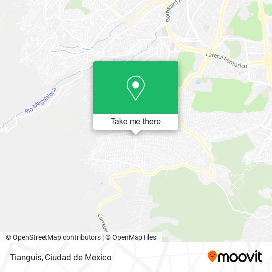 Tianguis map