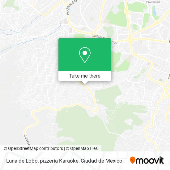 Luna de Lobo, pizzería Karaoke map