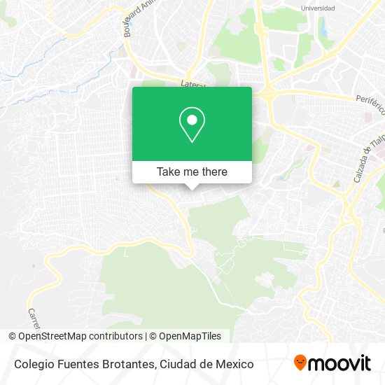 Colegio Fuentes Brotantes map