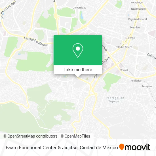 Faam Functional Center & Jiujitsu map