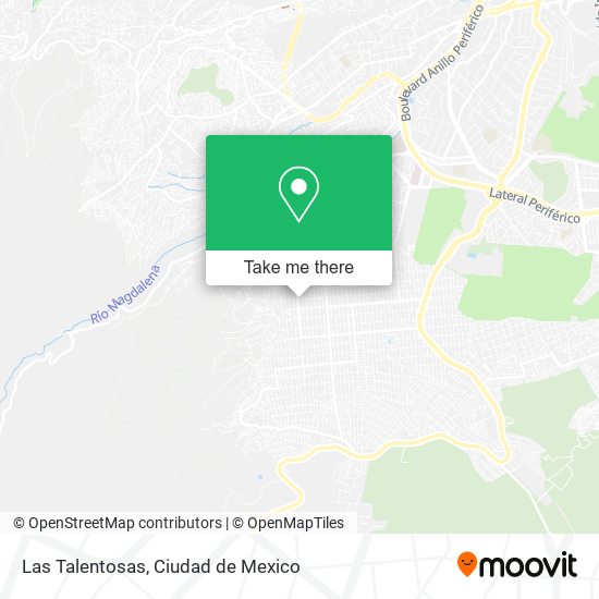 Las Talentosas map