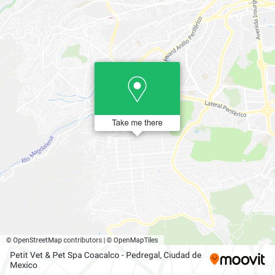 Petit Vet & Pet Spa Coacalco - Pedregal map