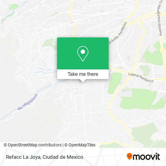 Refacc La Joya map