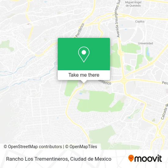 Rancho Los Trementineros map