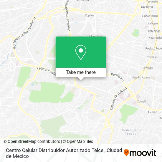 Mapa de Centro Celular Distribuidor Autorizado Telcel