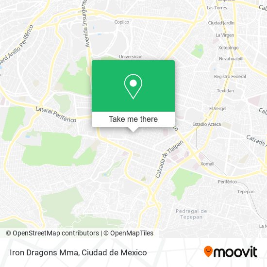 Mapa de Iron Dragons Mma