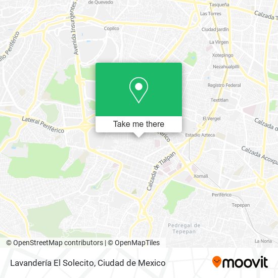 Lavandería El Solecito map