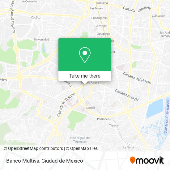 Banco Multiva map