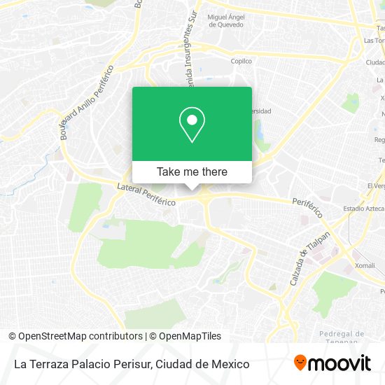 Mapa de La Terraza Palacio Perisur
