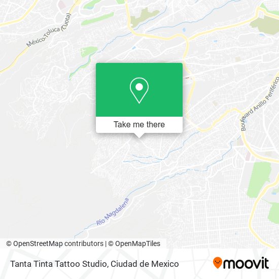 Mapa de Tanta Tinta Tattoo Studio