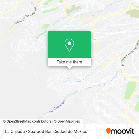 La Chiluda - Seafood Bar map