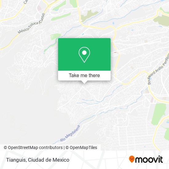 Tianguis map