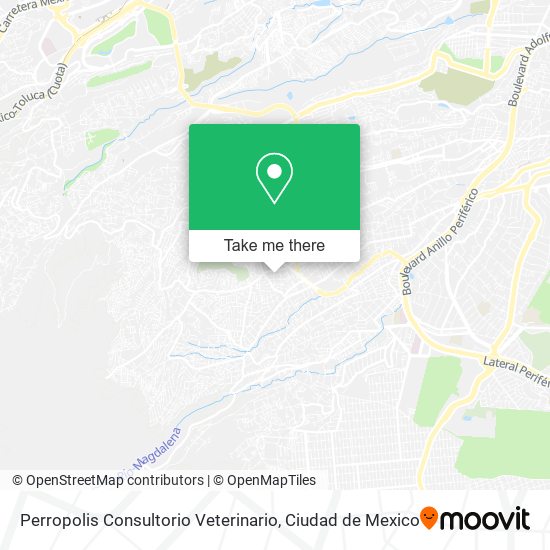 Mapa de Perropolis Consultorio Veterinario