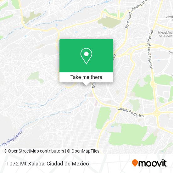 T072 Mt Xalapa map