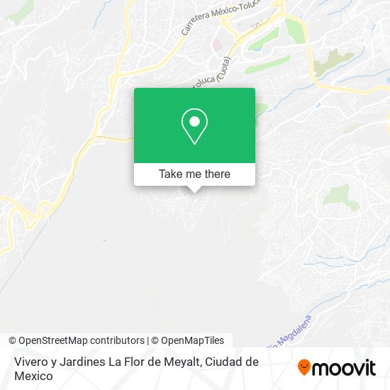 Mapa de Vivero y Jardines La Flor de Meyalt