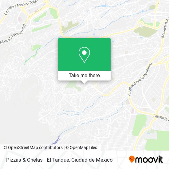 Mapa de Pizzas & Chelas - El Tanque
