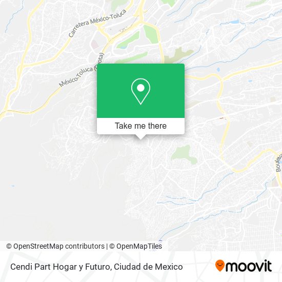 Cendi Part Hogar y Futuro map