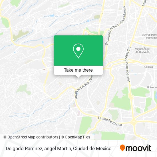 Delgado Ramírez, angel Martin map