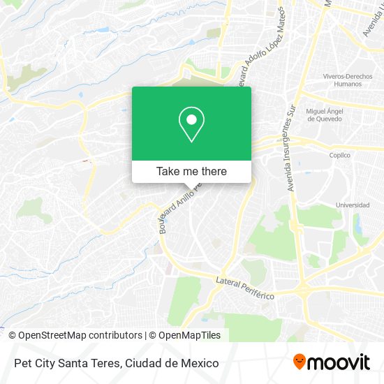 Pet City Santa Teres map