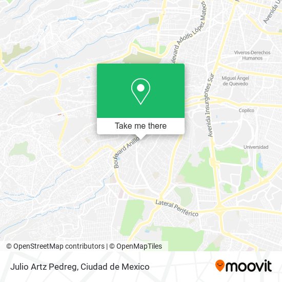 Mapa de Julio Artz Pedreg