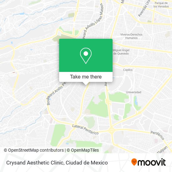 Crysand Aesthetic Clinic map