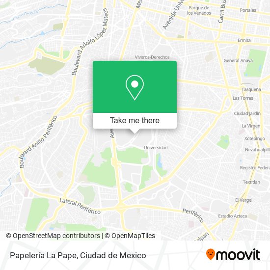 Papelería La Pape map