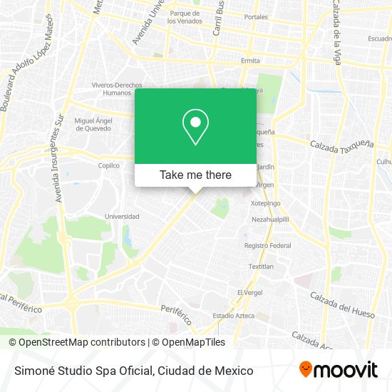 Simoné Studio Spa Oficial map