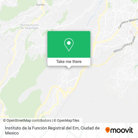 Mapa de Instituto de la Función Registral del Em