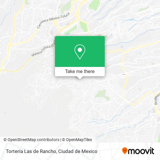 Mapa de Tortería Las de Rancho
