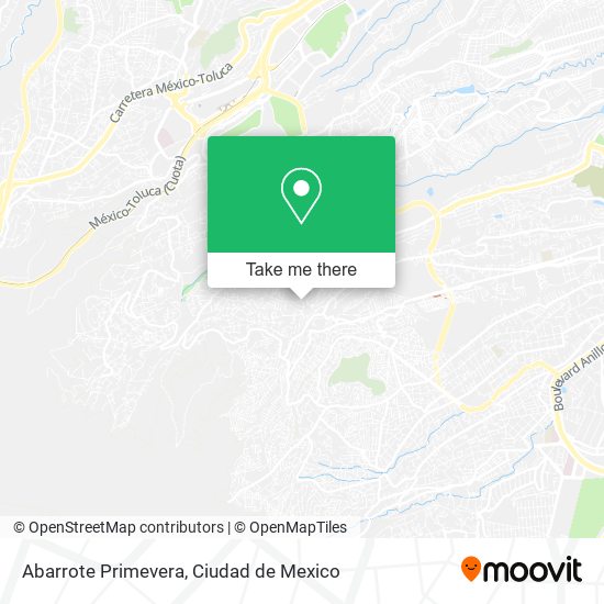 Abarrote Primevera map