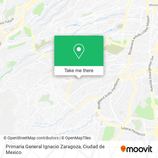 Primaria General Ignacio Zaragoza map