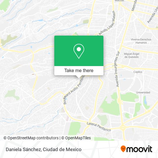 Daniela Sánchez map