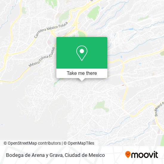 Bodega de Arena y Grava map