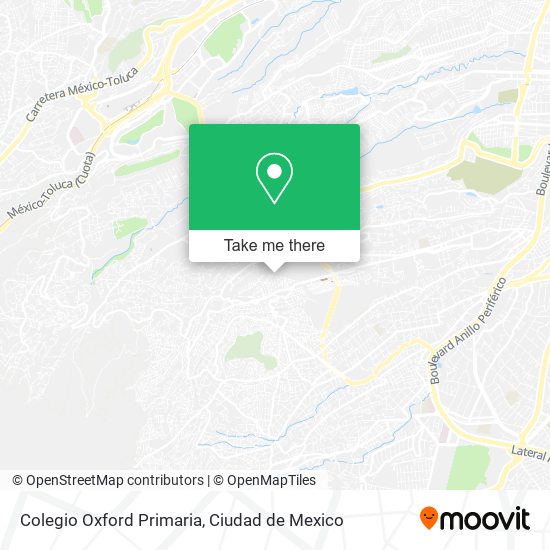 Colegio Oxford Primaria map