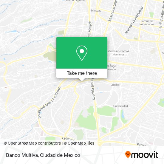 Banco Multiva map