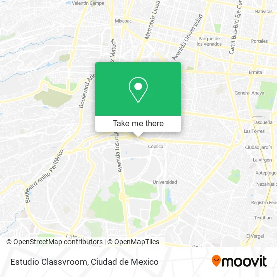 Estudio Classvroom map