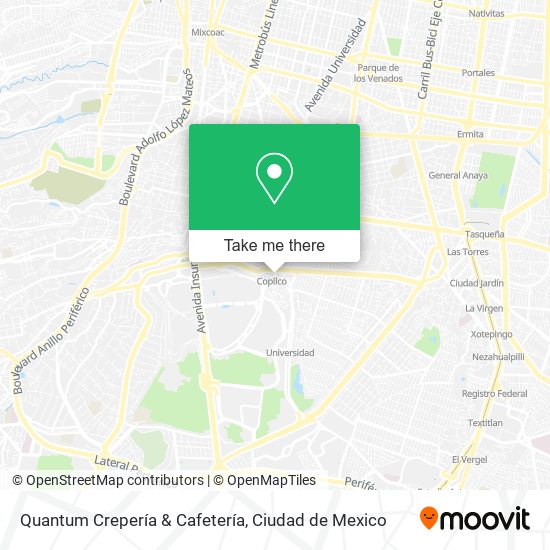 Quantum Crepería & Cafetería map