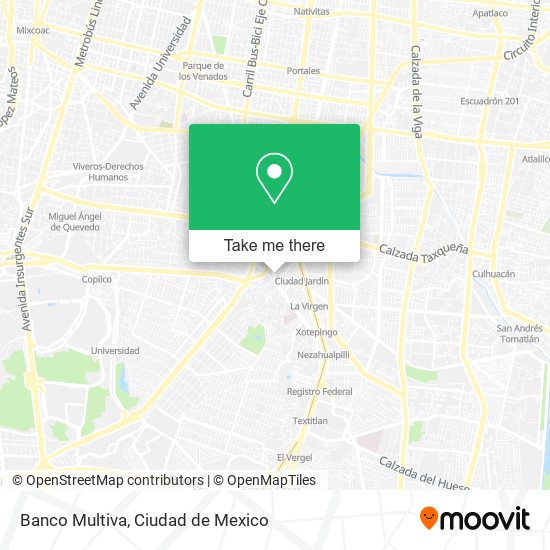 Banco Multiva map