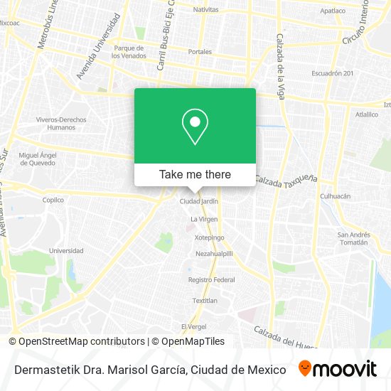 Mapa de Dermastetik Dra. Marisol García