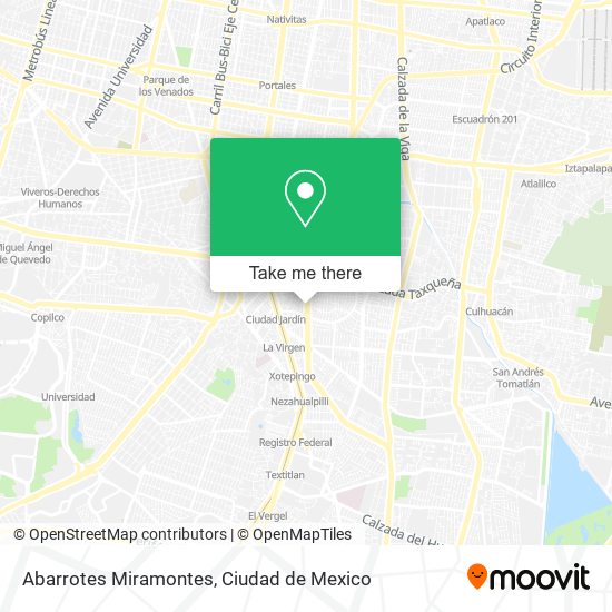 Abarrotes Miramontes map