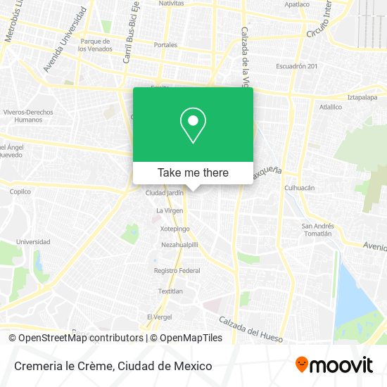 Mapa de Cremeria le Crème