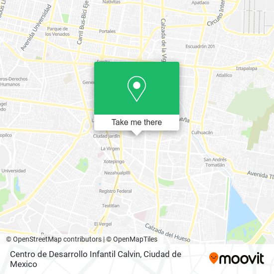 Centro de Desarrollo Infantil Calvin map