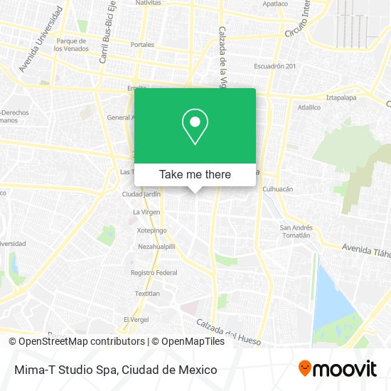 Mapa de Mima-T Studio Spa