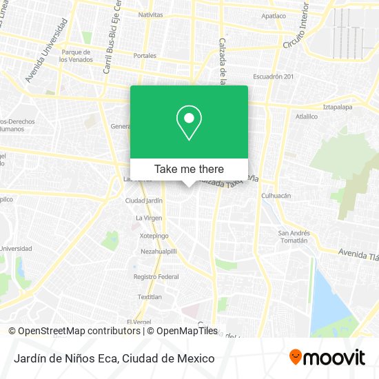 Mapa de Jardín de Niños Eca