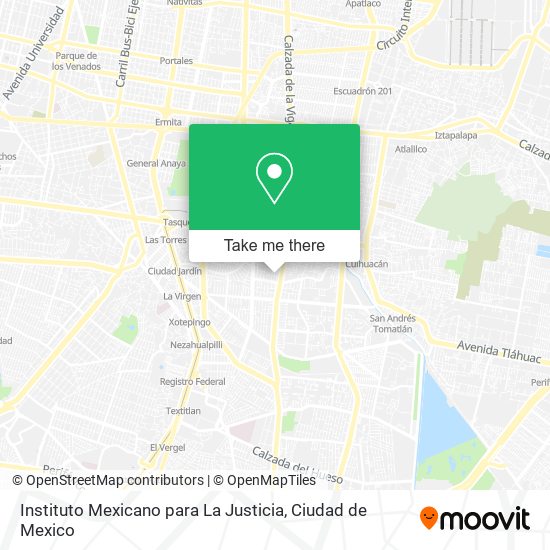 Instituto Mexicano para La Justicia map