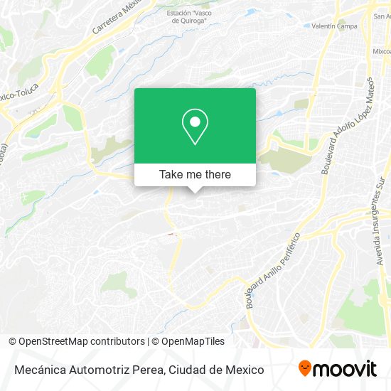 Mecánica Automotriz Perea map