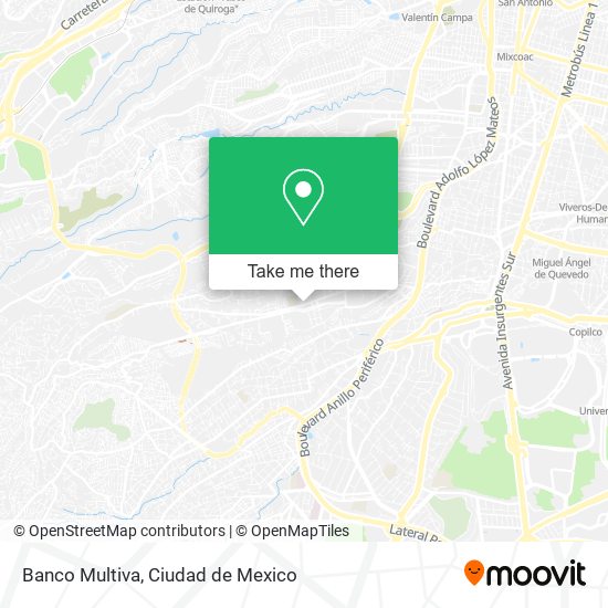 Banco Multiva map