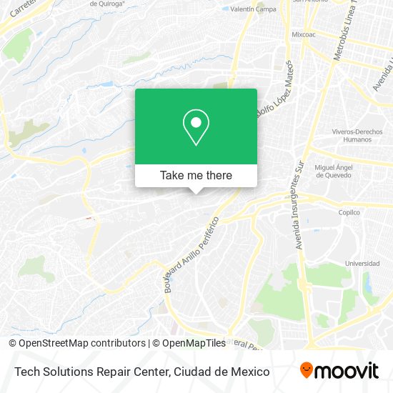 Mapa de Tech Solutions Repair Center